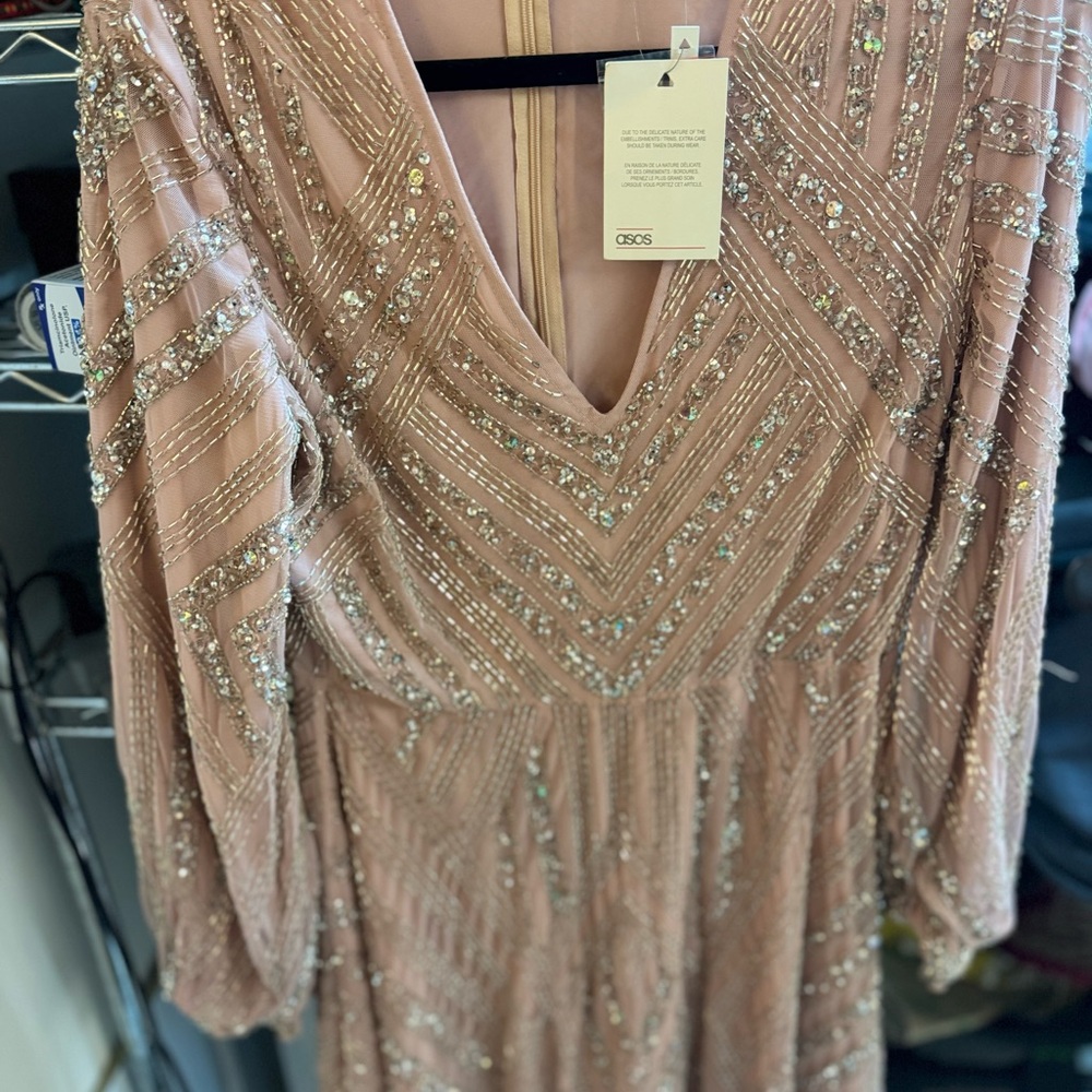 ASOS Pink Sequin Dress